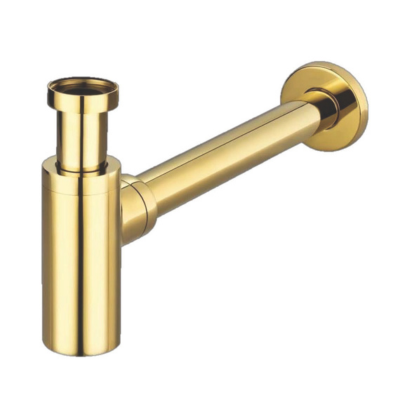 Brass Gold Plated Bottle Trap