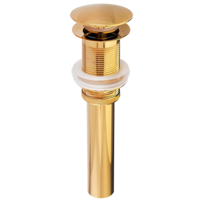 80mm Brass C/P Pop Up Waste W/O Overflow (Gold)