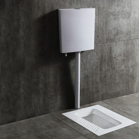 Squatting Pan with Integral