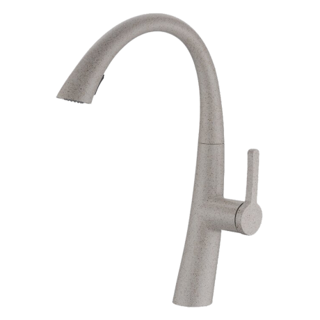 2-Function Pull Out Kitchen Sink Mixer (Oak Finish)