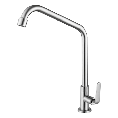 SUS 304 Pillar Sink Tap with Single Square Spout (HSP-01)