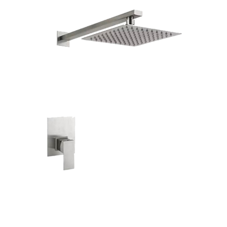 35mm SUS 304 1-Way Concealed Shower Set with 8" Rain Shower