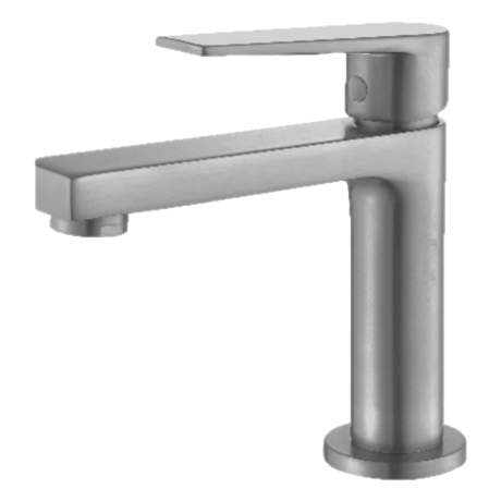 25mm Brass Single-Lever Basin Tap (PVD Brushed Matte Finish)