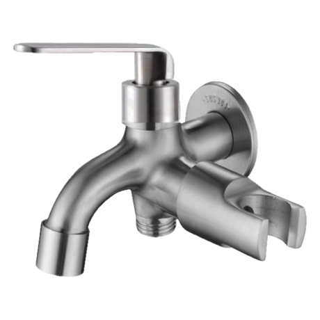 SUS 304 2-Way Tap with Bidet Holder